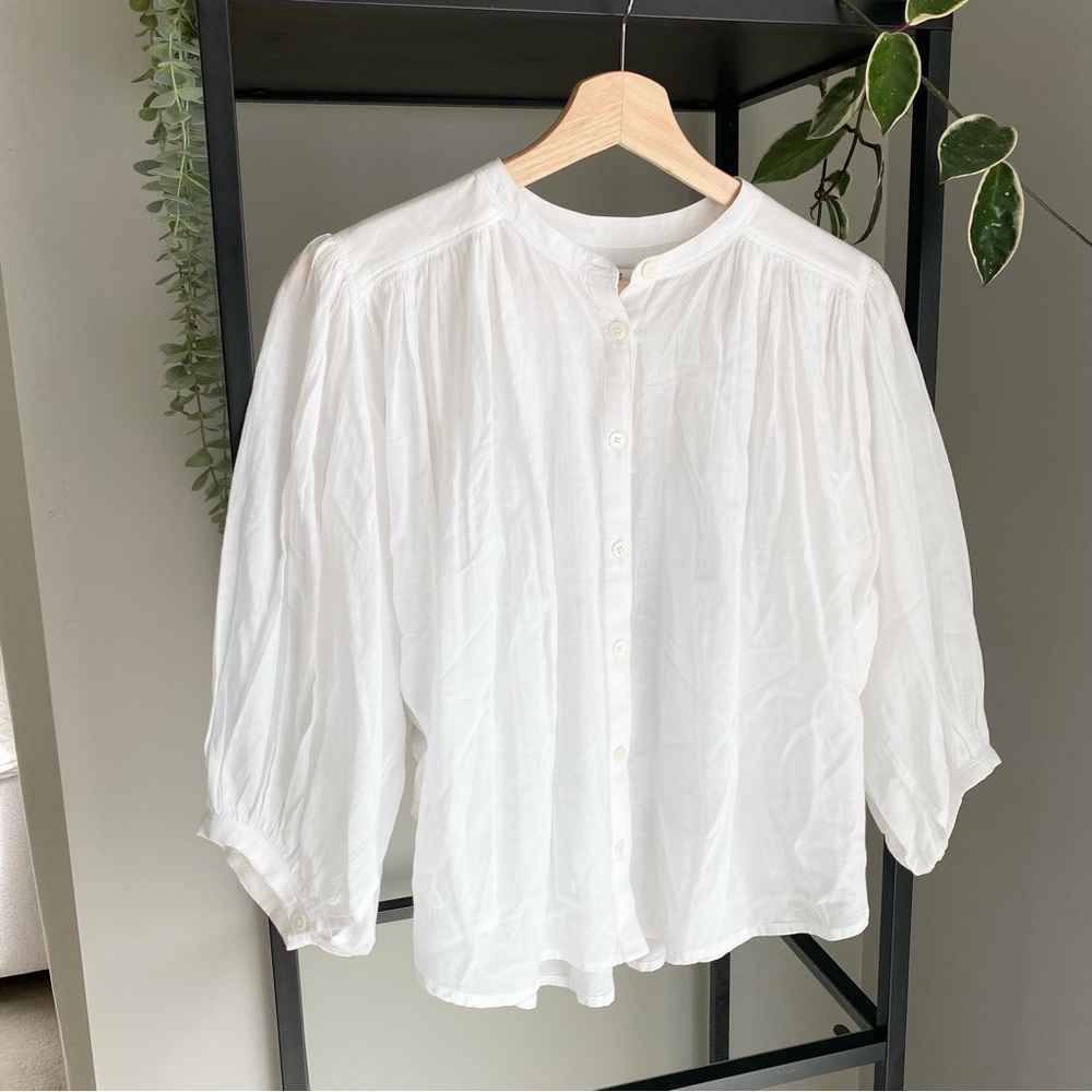 NWT Madewell Balloon Sleeve Top
